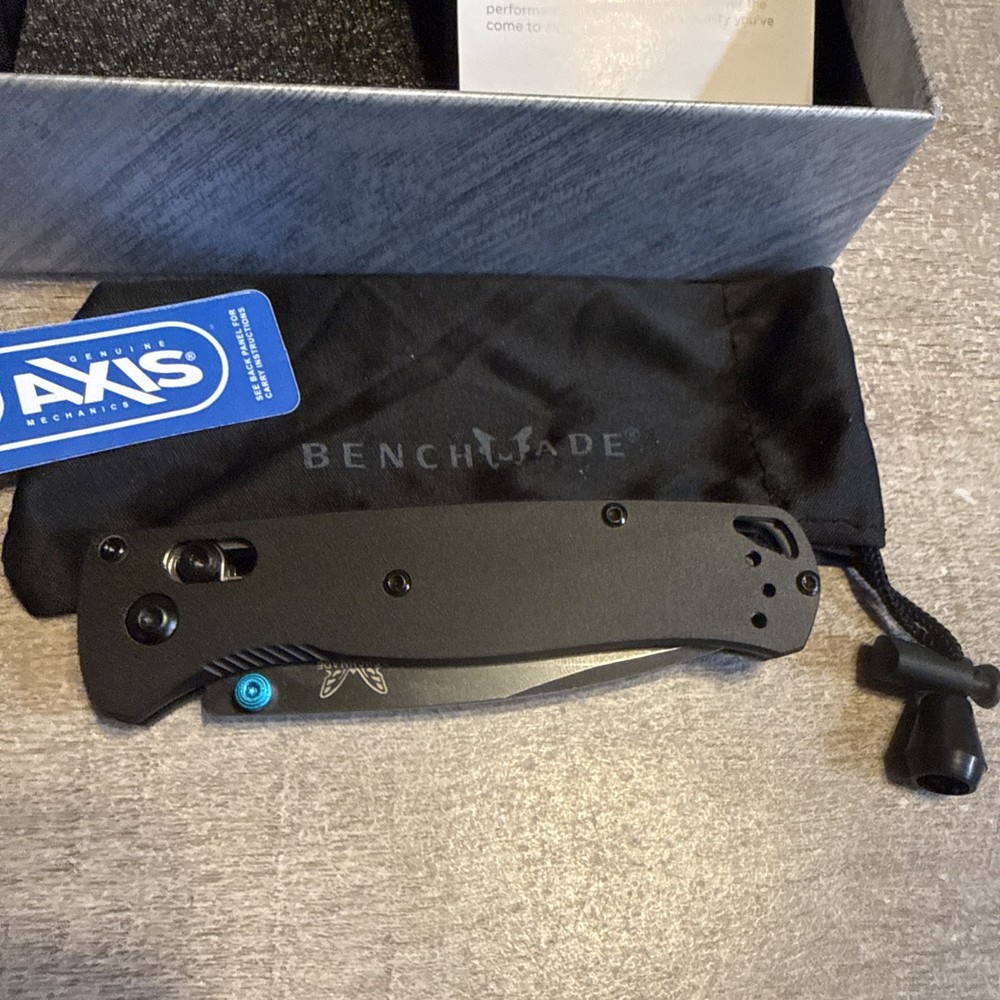 Bugout 535 Black Aluminum Handle M390 Black Blade Authenticity Unverified