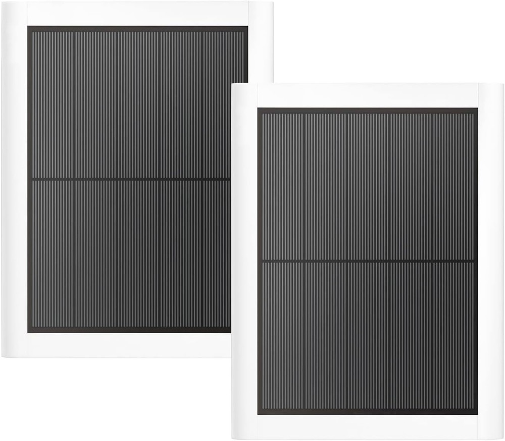 Ring Solar Panel(2nd Generation), 5W Panel Charger 2Pack White