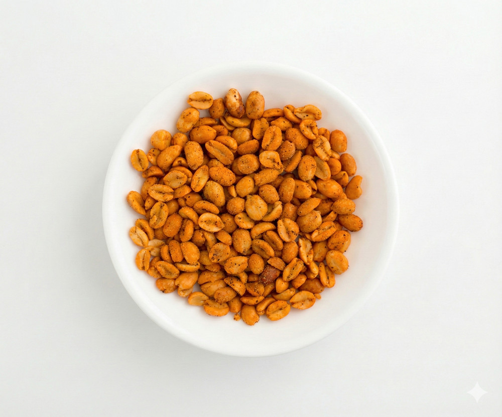 Aiva Spicy Peanuts - Bold Crunchy Snack, Party Peanuts | 5 lb