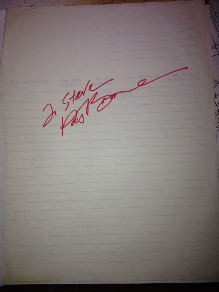 PAT BOONE autograph