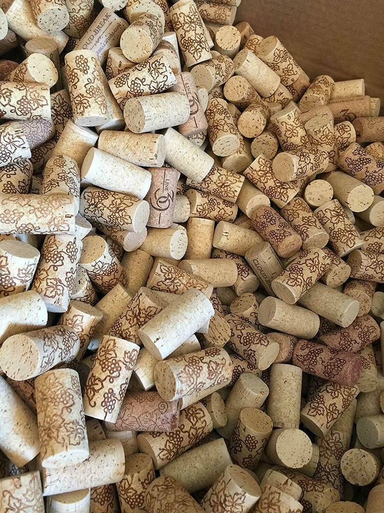 Premium Recycled Corks, Natural Wine Corks From Around the US - 100 Count