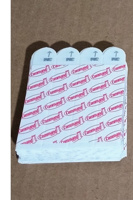 3M Command Large Adhesive Refill Strips -Bulk 100 Strips - Free shipping!!