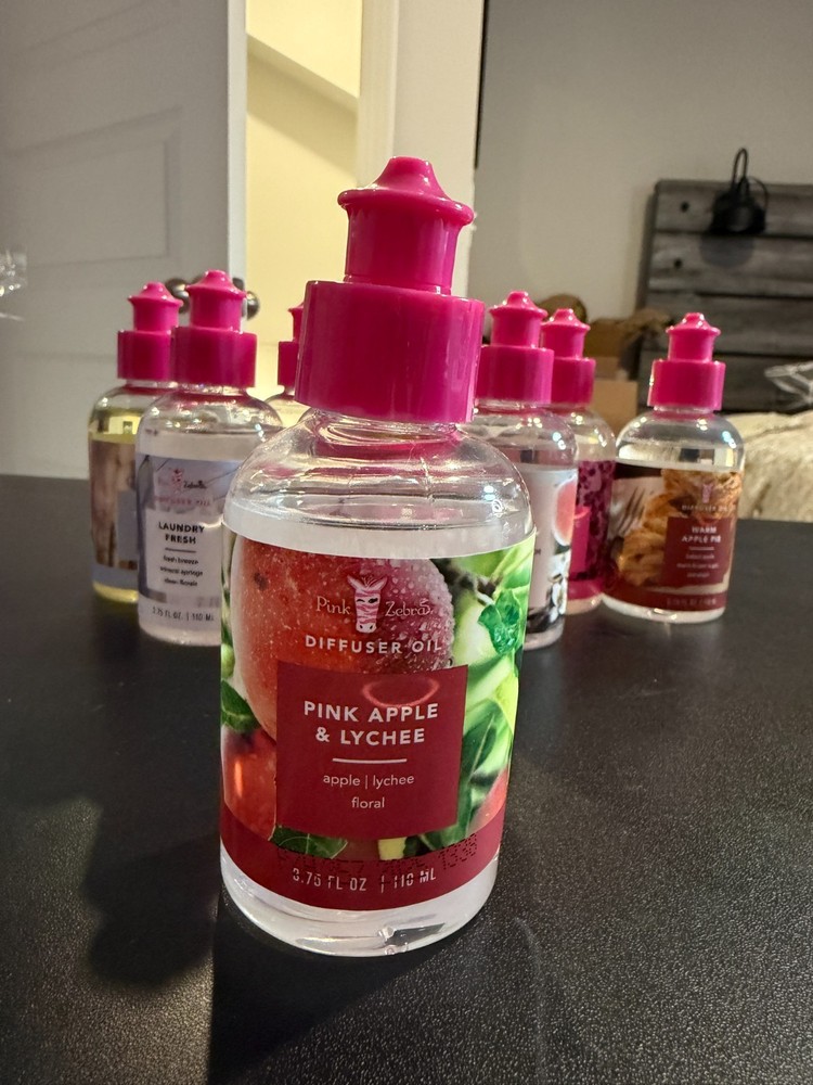 Pink Zebra Oil for Diffusers 3.75oz New Many Scents