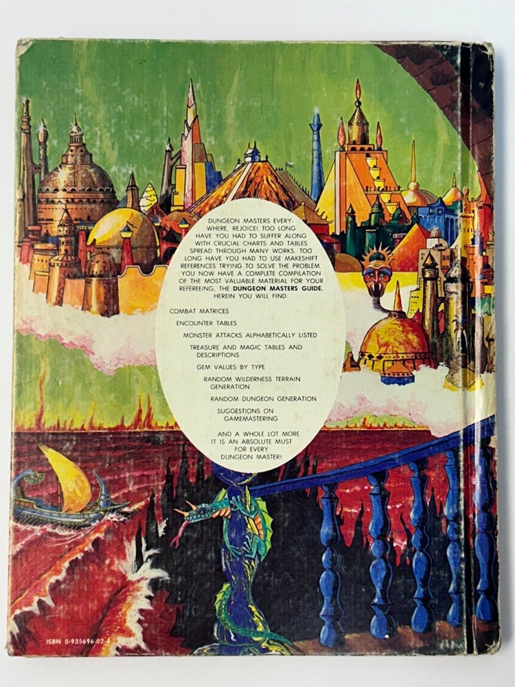 Advanced Dungeon Masters Guide Revised Edition December 1979 by Gary Gygax