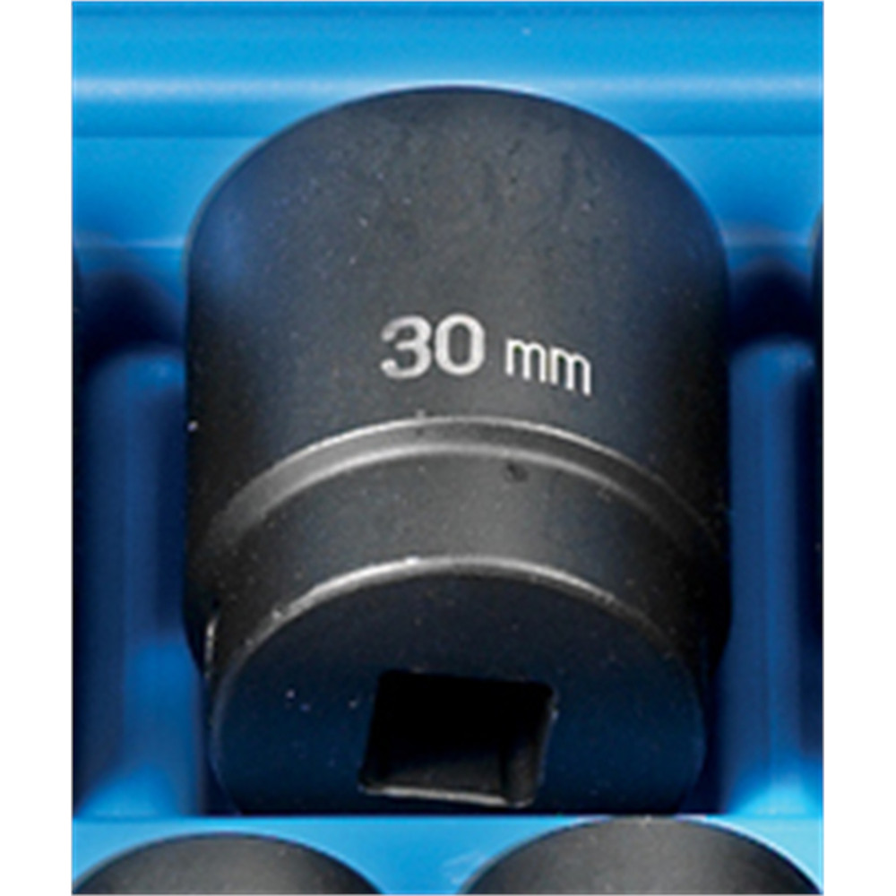 Grey Pneumatic 1/2" Drive x 30mm Standard - 12 Point Socket