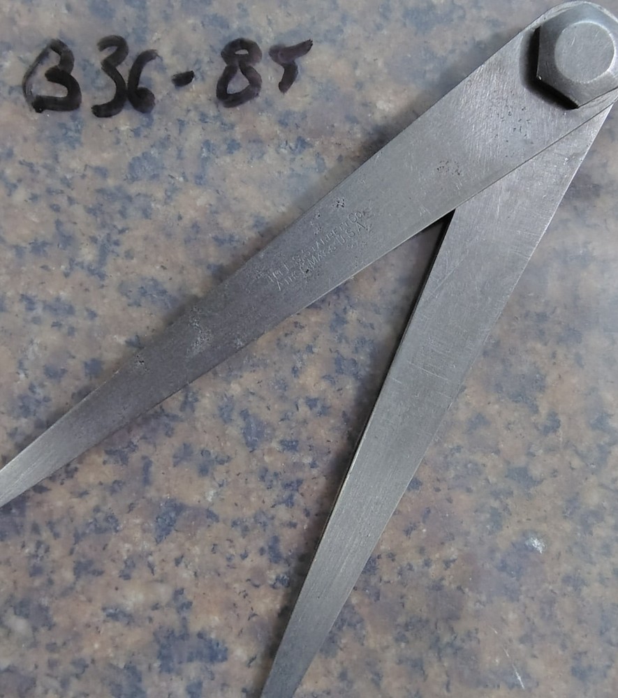 🗽 VINTAGE STARRETT ID/OD CALIPER 10"