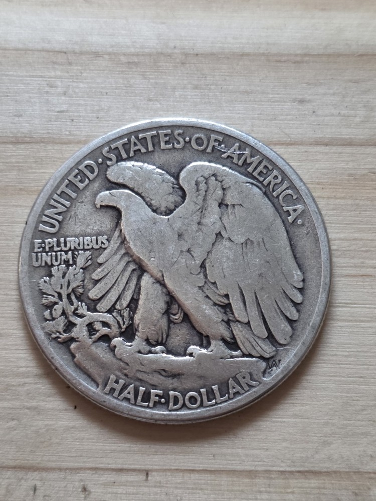 1945 Walking Liberty Half Dollar, 90% Silver sku 2957