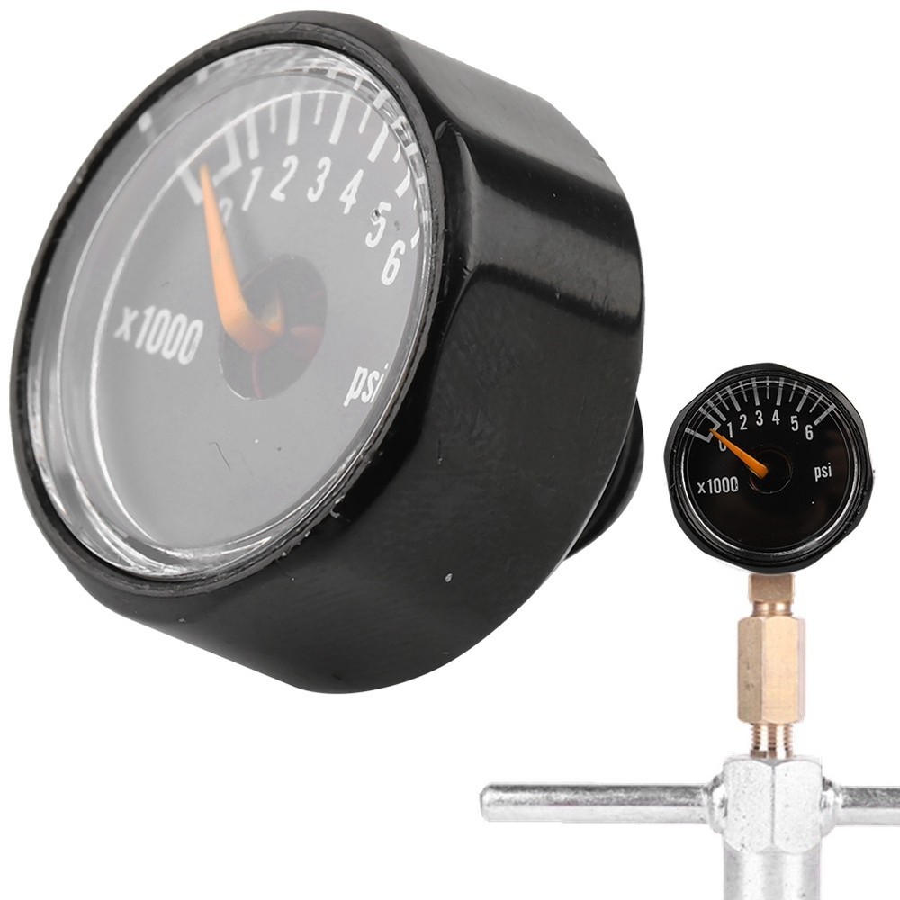 1/8NPT Precision Valve Mini Pressure Gauge Carbon Dioxide Micro