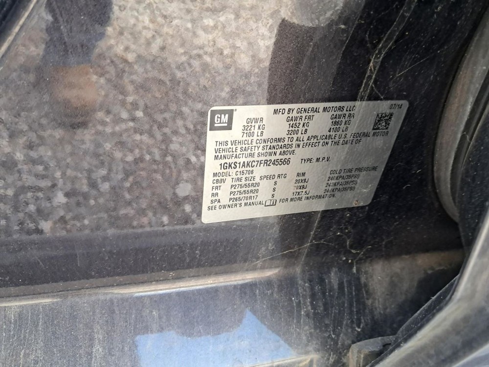 YUKON 2015 Glove Box 4781736
