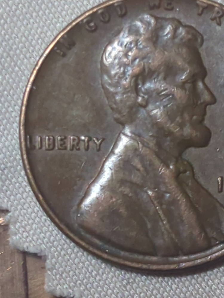 1964 Lincoln Cent No mint mark Letter Errors On Rim