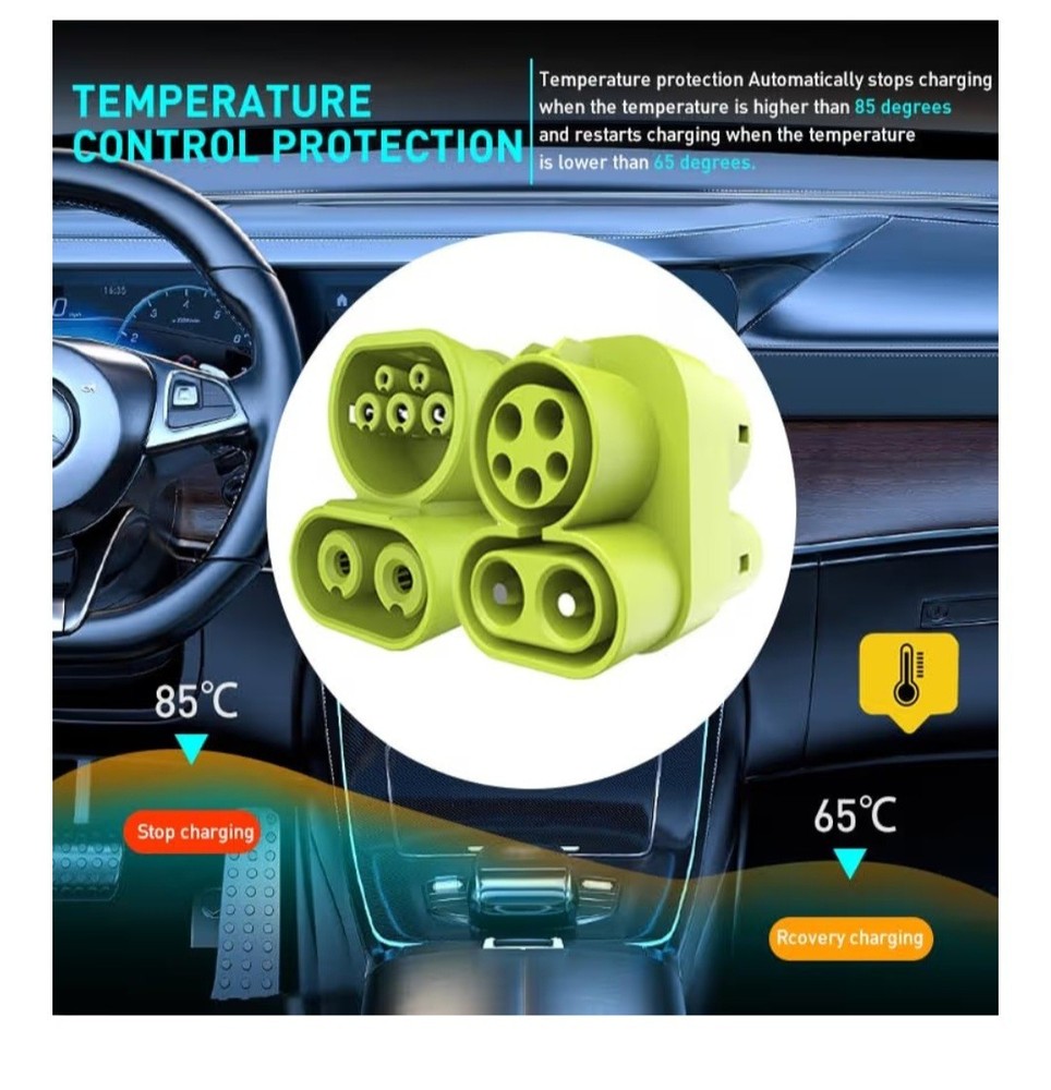 BTUYDTUY Ccs1 &ccs2 Ev Charging Adapter