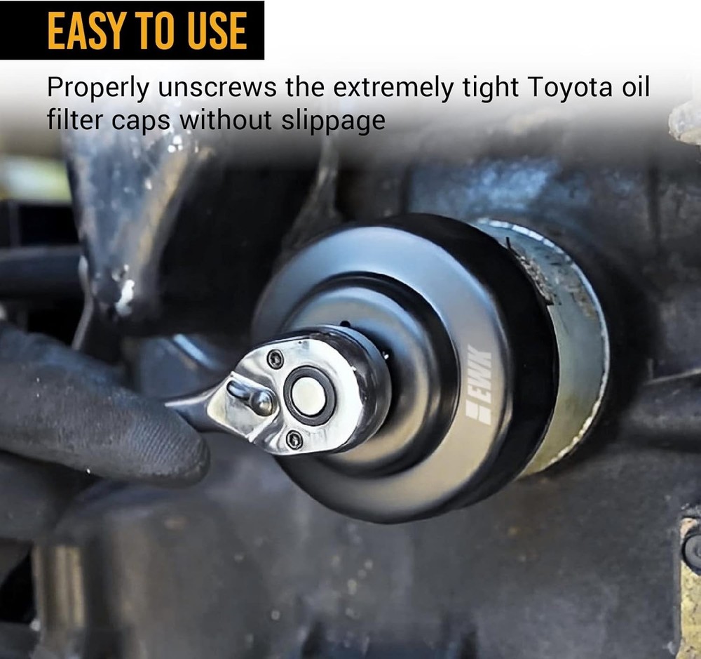 Durable Black E-Coated 64mm Oil Filter Socket for Superior Vehicle Compatibility
