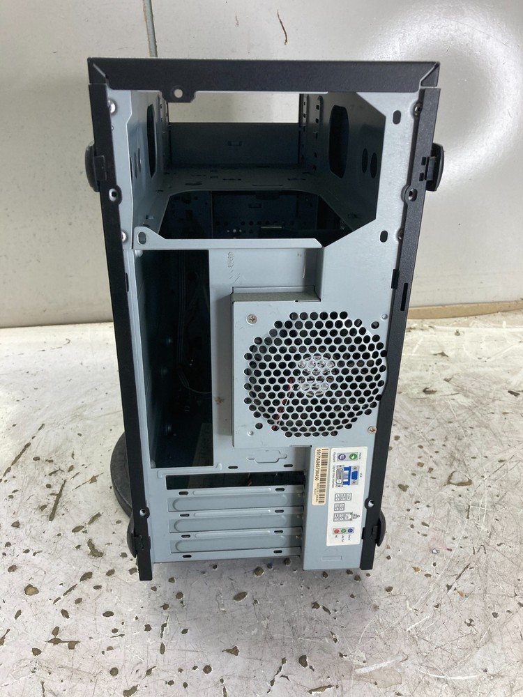 Retro Sleeper Silver and Black mATX Case