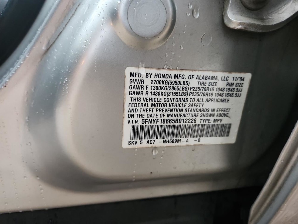 Fuse Box Engine Compartment SE Fits 04-08 PILOT 4836149