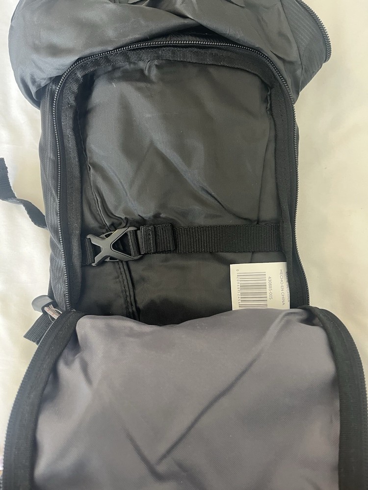 Outdoor Products Backpack Hydration Pack Hiking Daypack Black Gray Adjustable