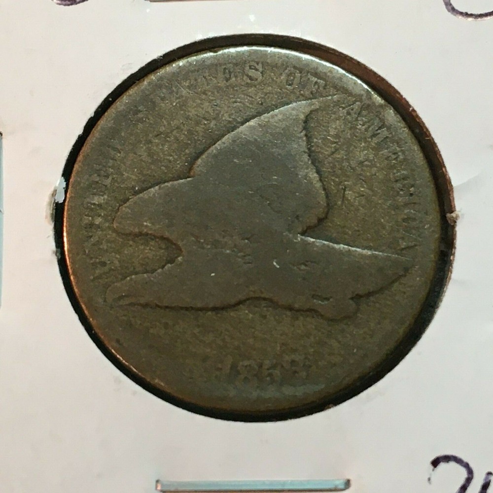 1858  Good   Flying Eagle Cent   Nice Coin        Combined Shipping