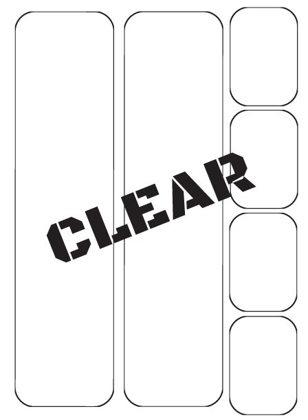 Module Lite Shield Frame Kit,6 pcs, Clear