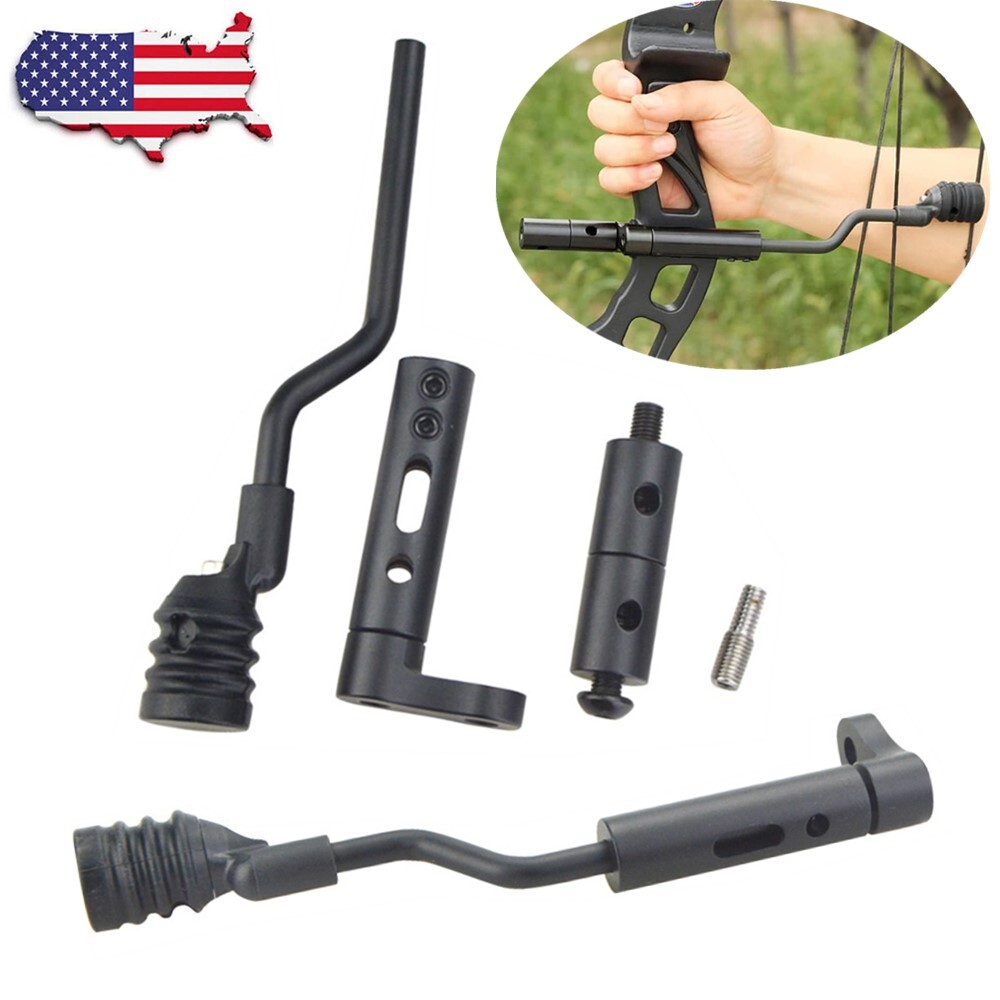 Compound Bow Stabilizer String Suppressor Stop Mount Bracket Silencer Archery
