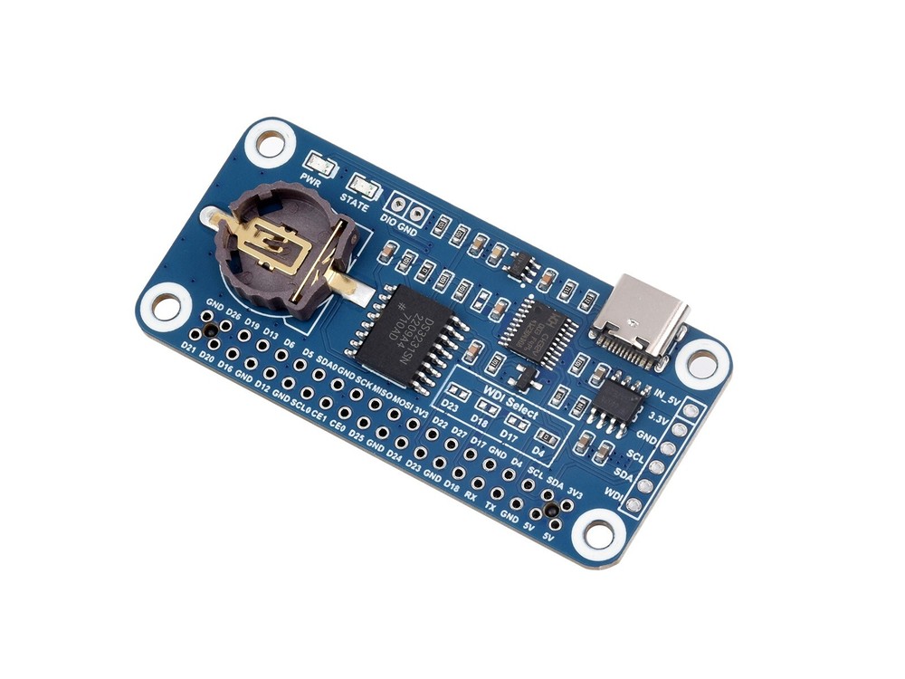 Waveshare RTC WatchDog HAT (B) For Raspberry Pi Onboard DS3231SN High Precision