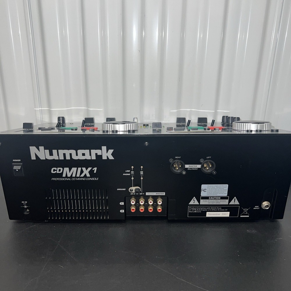 NUMARK CD MIX 1 DJ 2-DISC CD PLAYER/MIXER AS-IS READ DESCRIPTION!!!!!!!!!!!!!!!!