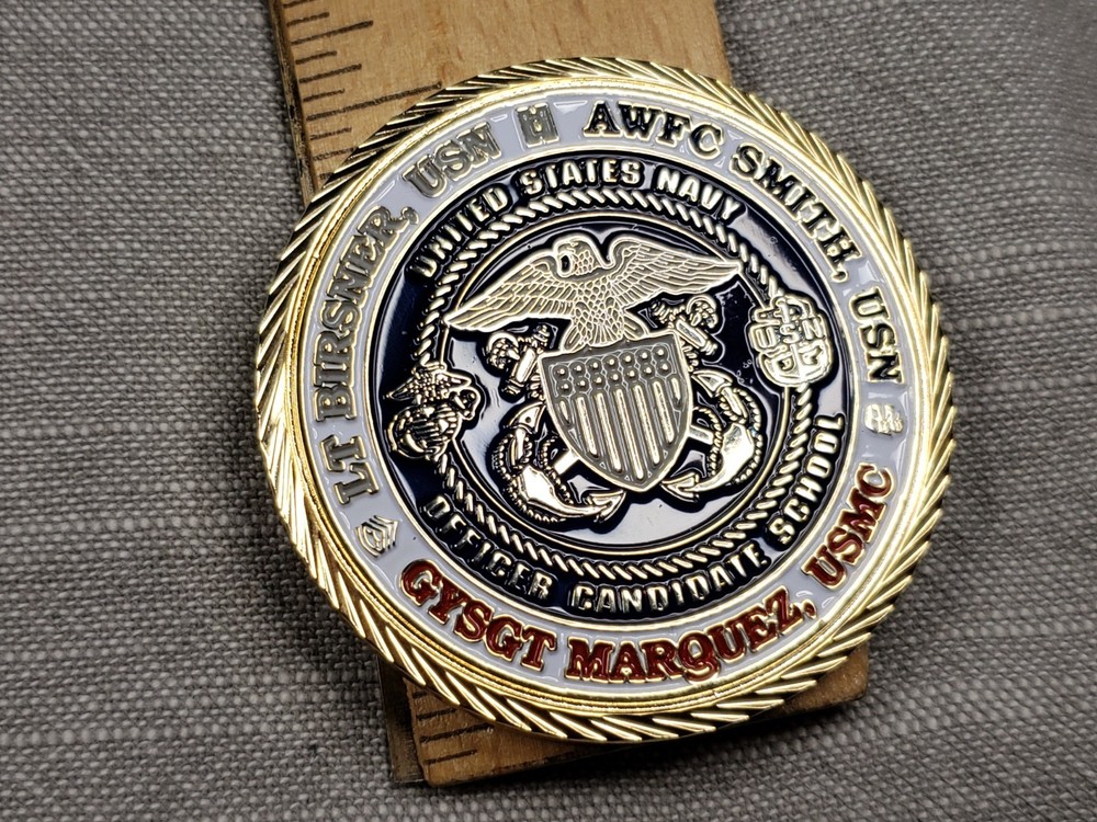 US Navy OCS Class 10-11 2011 Challenge Coin Challenge Token C7
