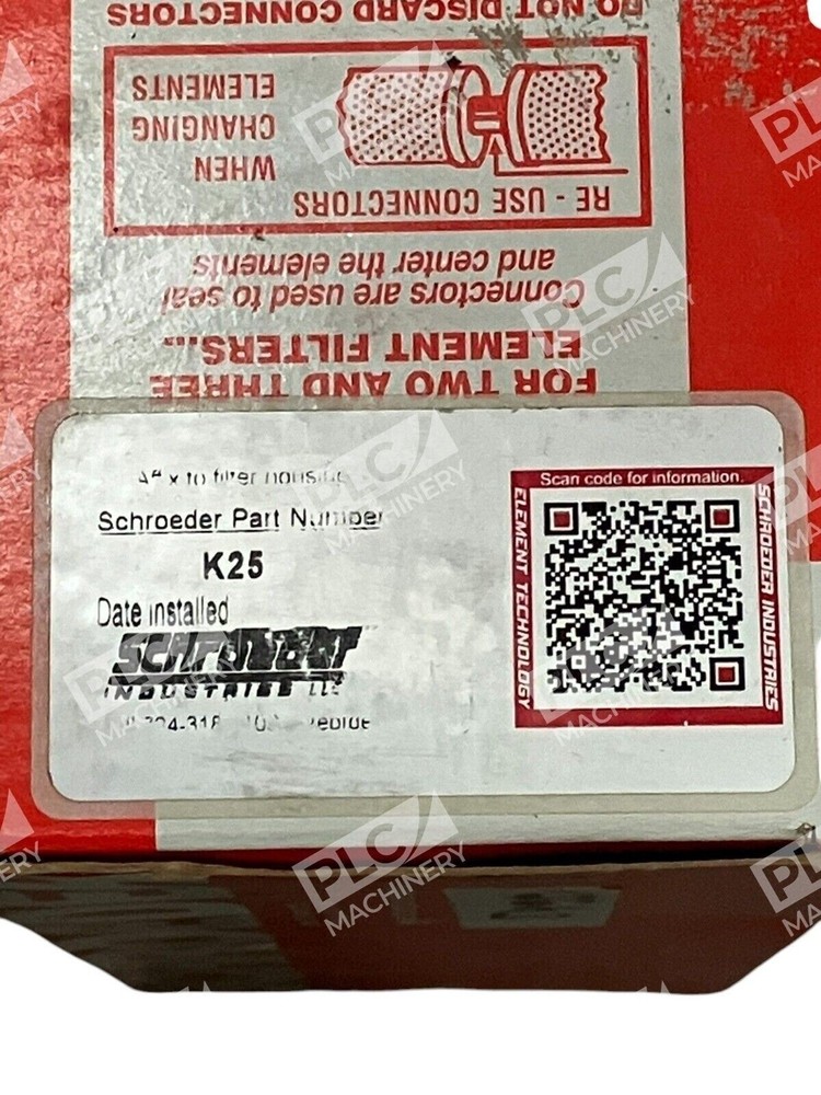 Schroeder 25 Micron Filter Element K25