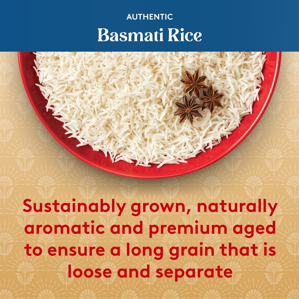Ready-to-Heat Long Grain White Basmati Rice 8.5 oz 6 Pack