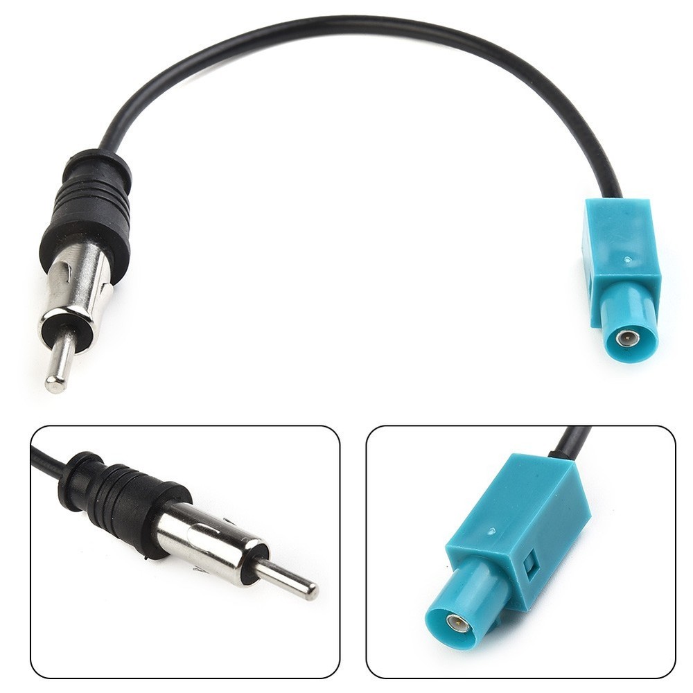 Compact Car Stereo Radio Antenna Cable Adapter for DAB/DAB+ Reception 15cm