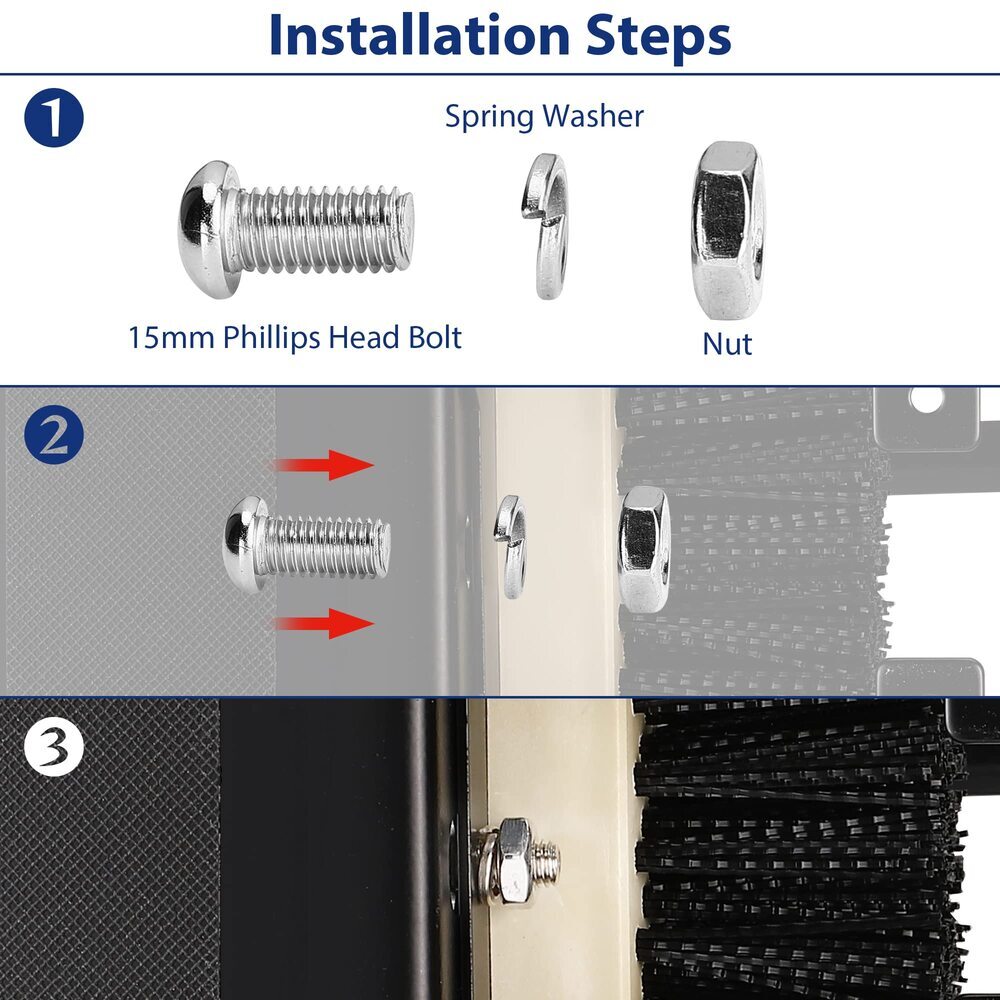 WORKPRO 2 PC Boot Scrubber Heavy Duty Boot Cleaning Scraper Brush Shoe Mud Clean