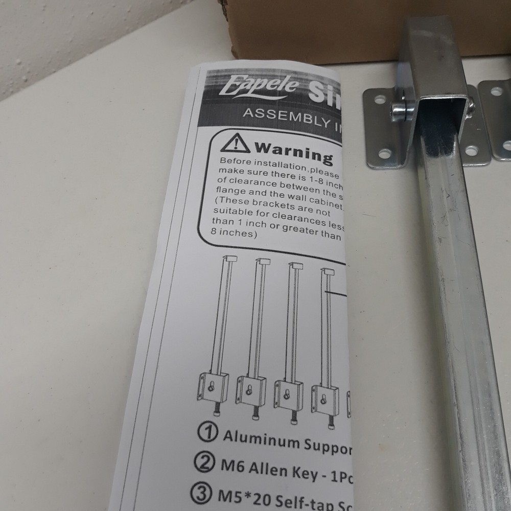 Undermount Sink Repair Kit Sink Brackets Fallen Sink Support 5pcs Support Rods