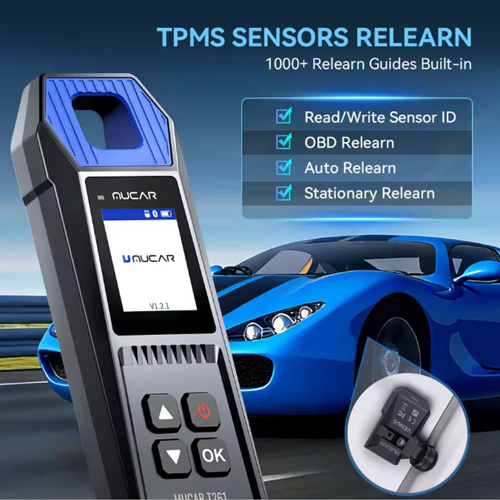 ThinkScan 689BT & MUCAR T261 TPMS Programming Scanner Full System OBD2 Scan Tool