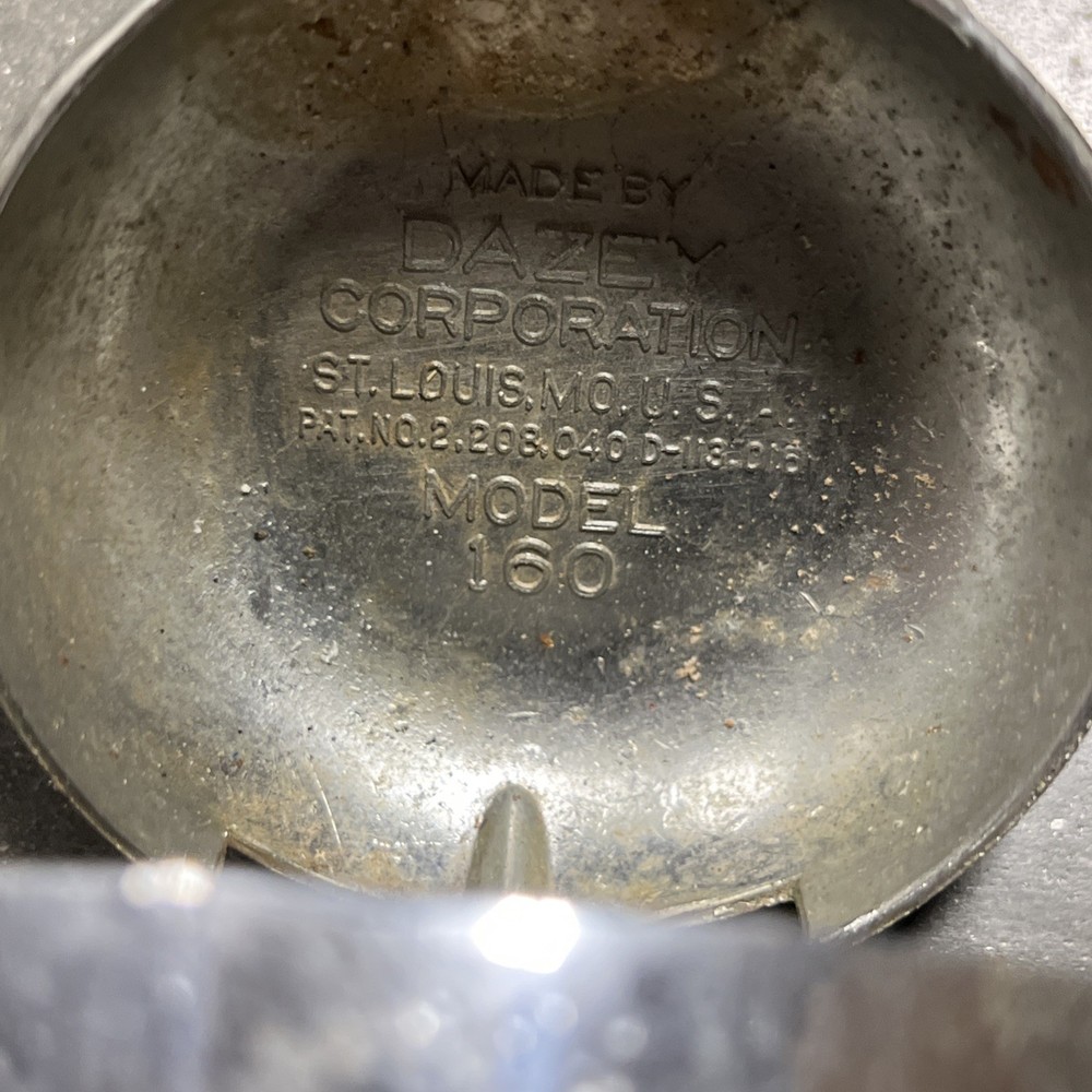 Vintage Dazey Torpedo / Rocket Ice Crusher