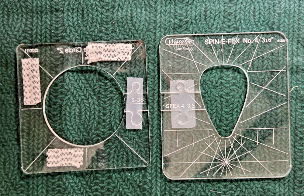 Sew Steady Template Sampler Set (6X) -Low Shank Template -Preowned