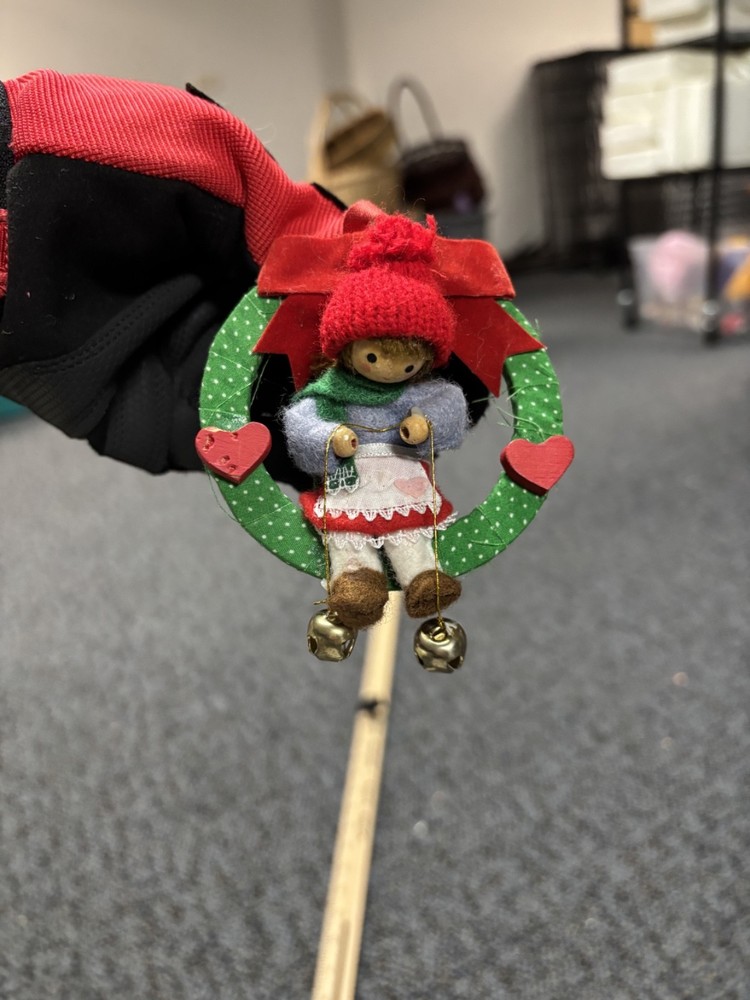 Hanging Maid with Bells Ornament