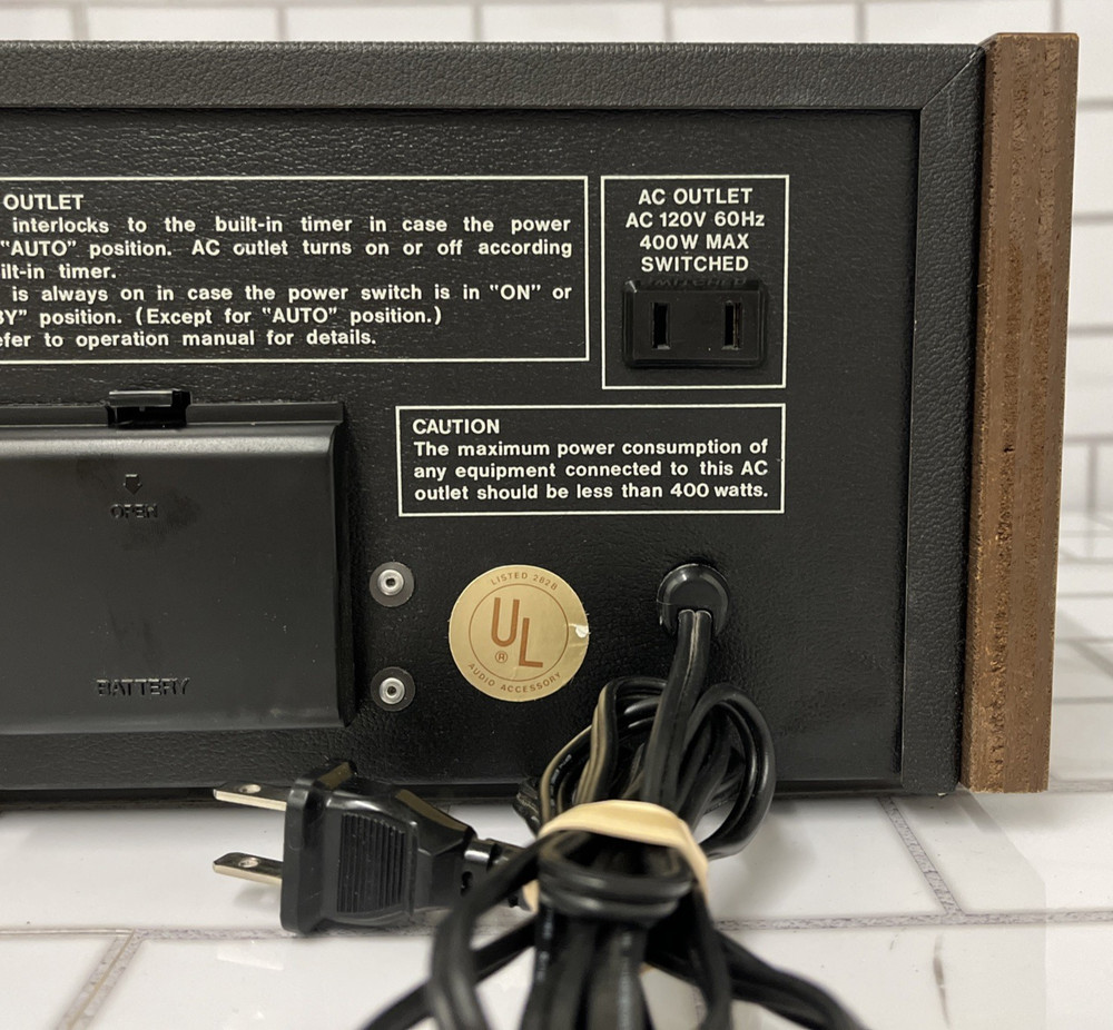 SHARP RT-3388A COMPUTER CONTROLLED CASSETTE DECK PLAYER *AS IS *SEE DESCRIPTION