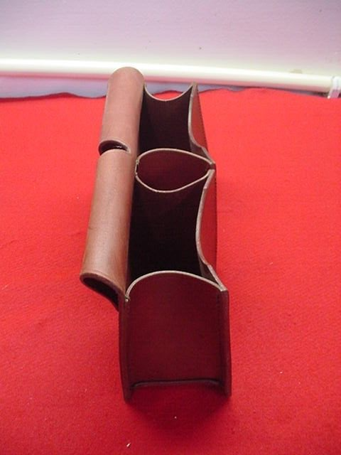Leather- 2 Box- Shell Carrier- Trap Shooting- New!!!