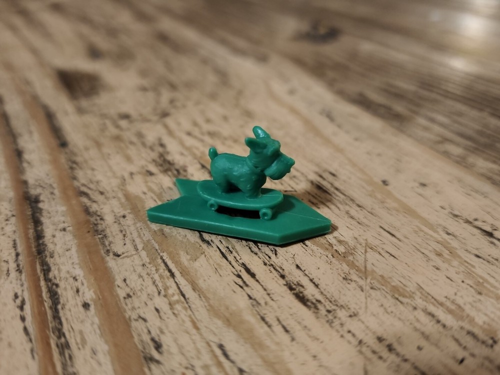 MONOPOLY SPEED 2018 Hasbro Replacement MOVER TOKEN Green Dog