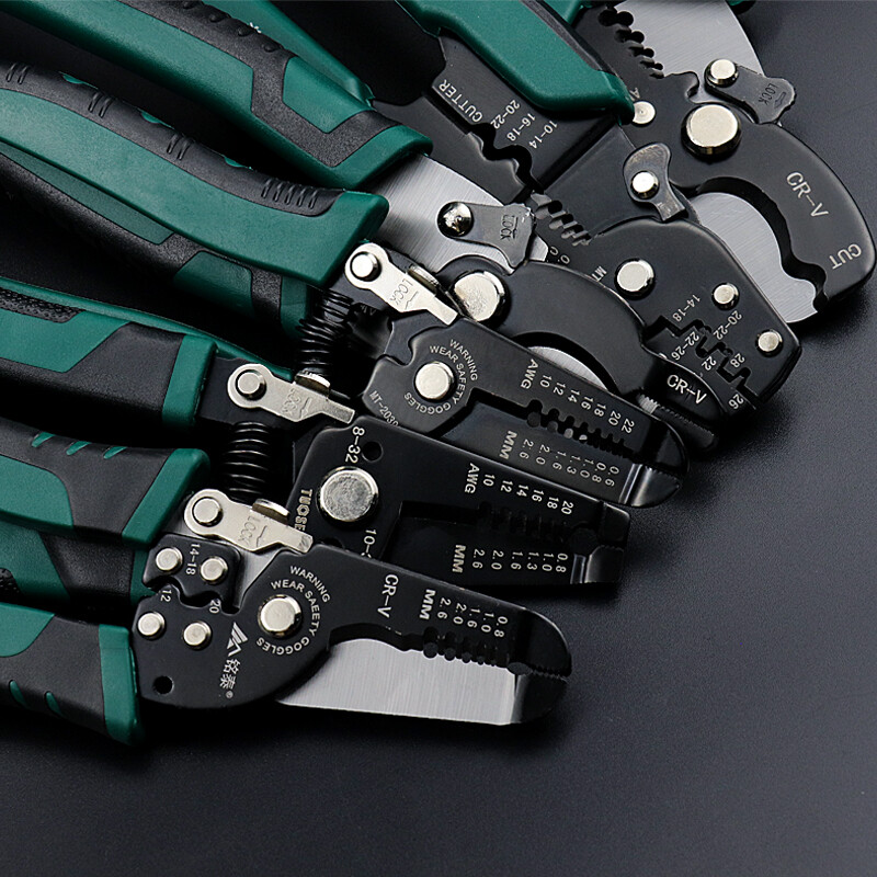 Wire Stripper Multifunction Cable Cutter Crimper Plier Electrician Crimping Tool