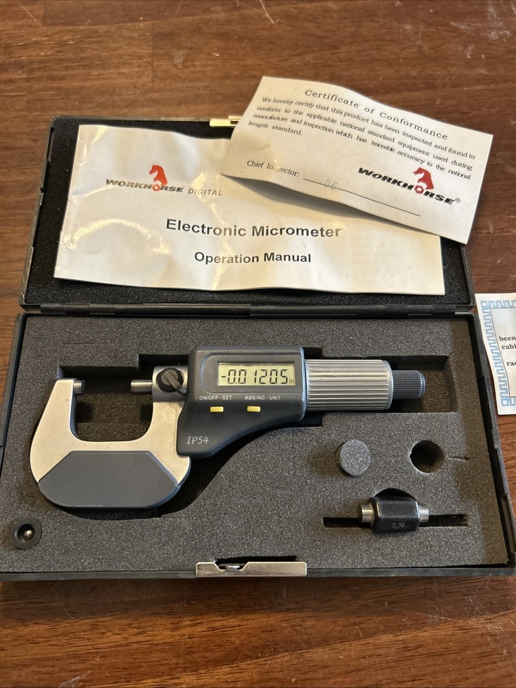 Workhorse Digital Electronic Micrometer