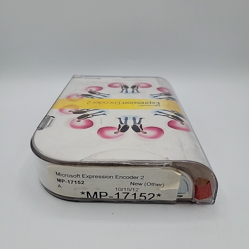 Microsoft Expression Encoder 2 for Windows X14-62172-01 Silverlight 2008