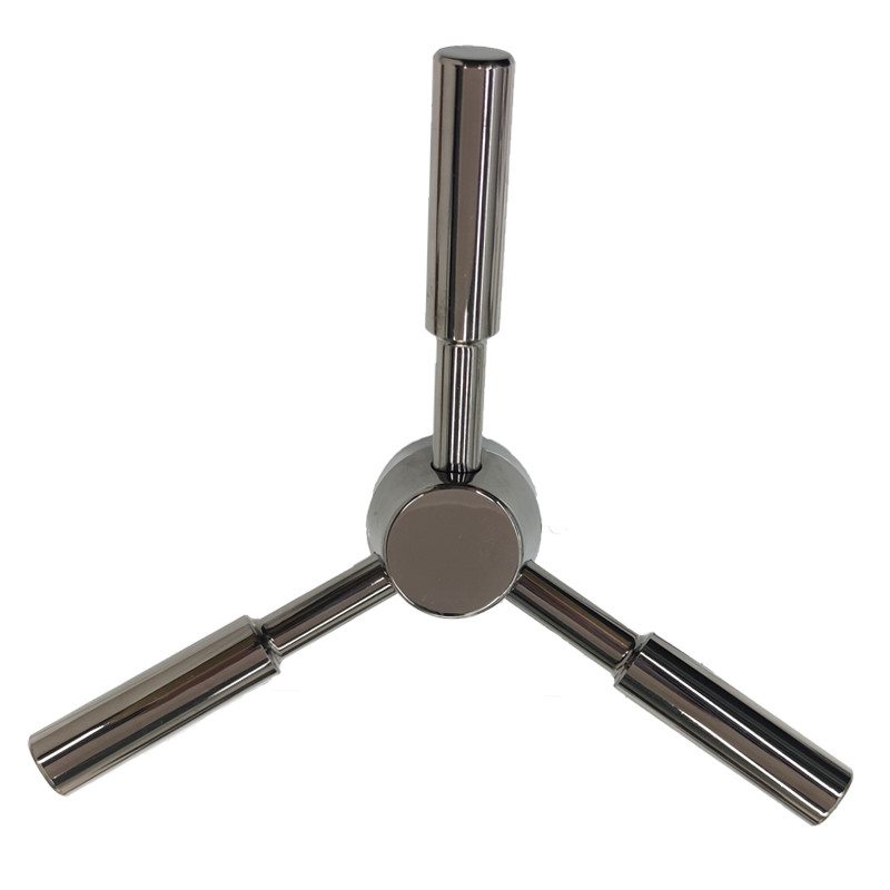 Premium 3 Spoke Handle Gun Safe Handle Replacement- For Safe / Vault Handle