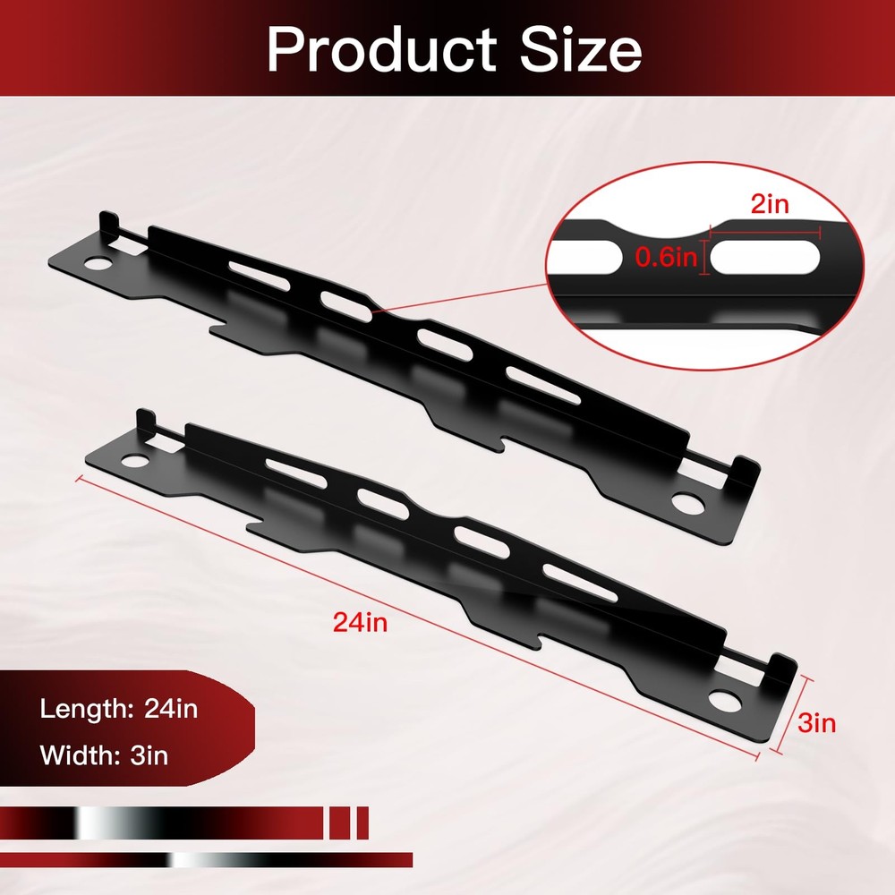 LCGP Wheel Alignment Tool Plates 2 Pack Toe with 2 Black