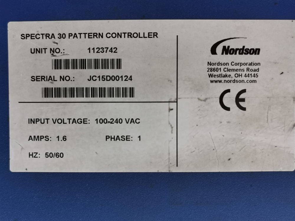 NORDSON SPECTRA30 PATTERN CONTROLLER HOT MELT ADHESIVE