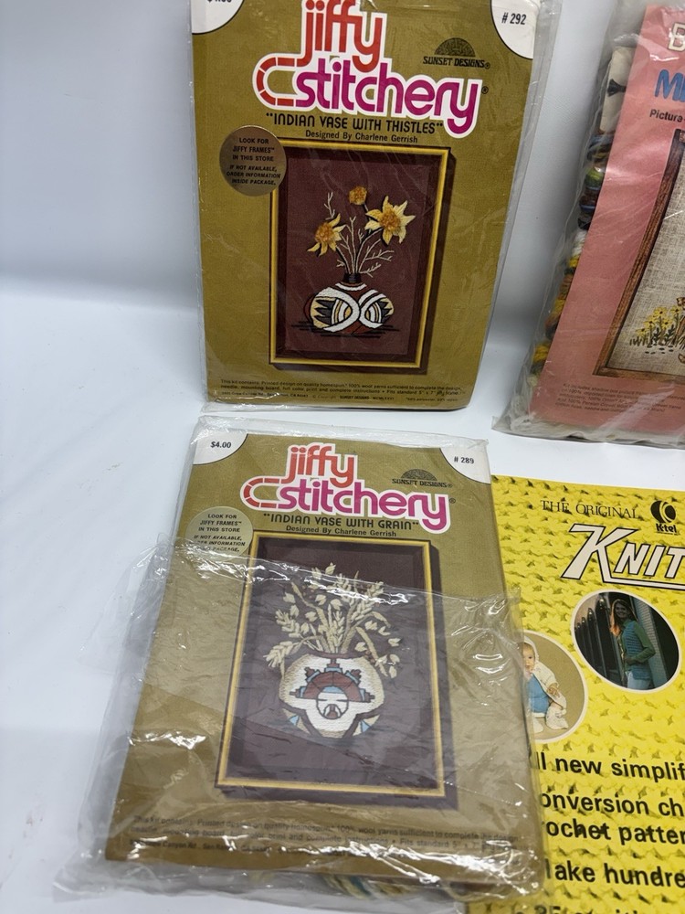 Group Of Embroidery Items