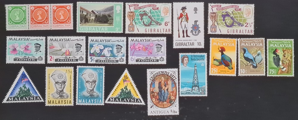 British Commonwealth Mounted Mint Mixed Stamps /6202/