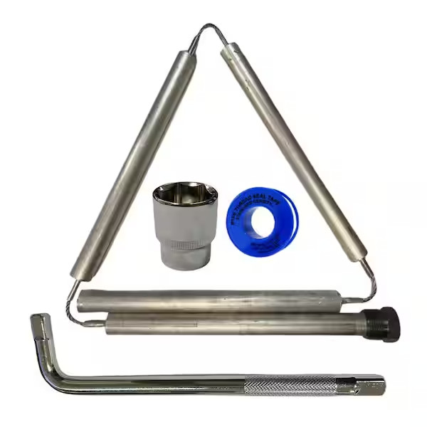 3/4 In. Npt X 44 In. Long 4-Section Magnesium Anode Rod | Heater Hot Water Hex