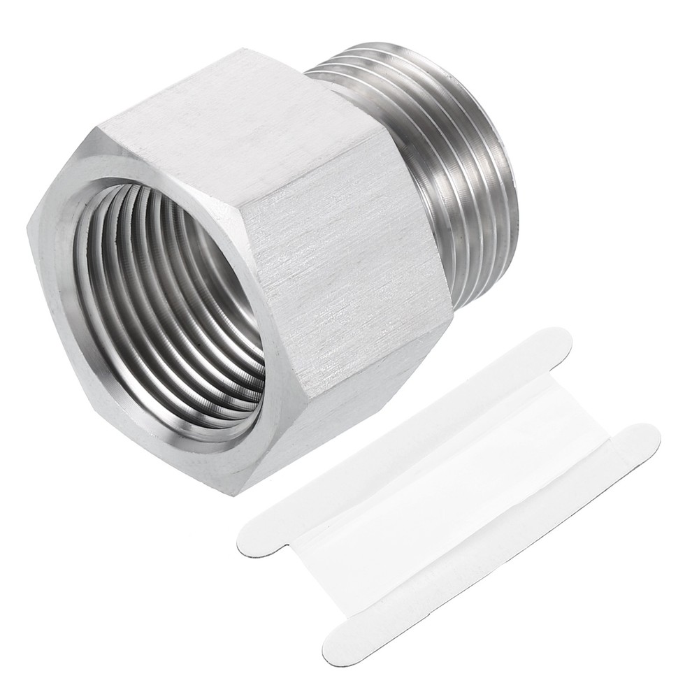 Pipe Fitting Reducing Adapter G3/4" x 3/4" NPT Reducer Connector Silver