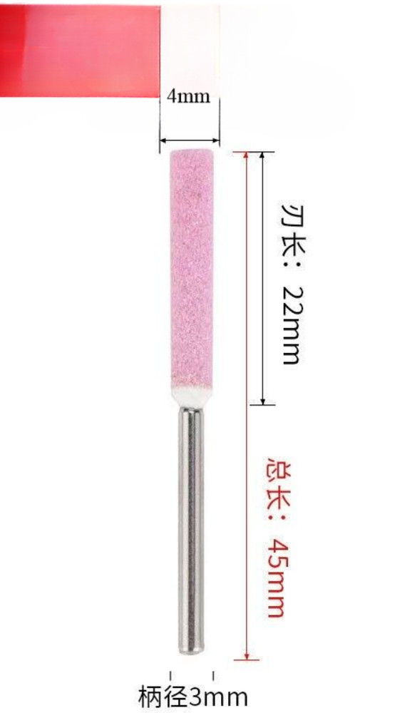 10Pcs Diamond Chainsaw Sharpener Bits 5/32" 4mm Grinder, Ceramics