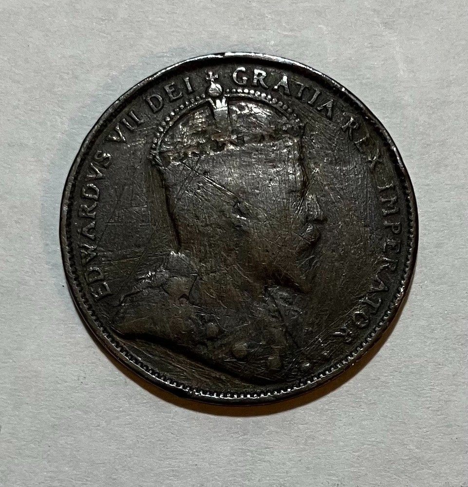 1904 Newfoundland Large One Cent Penny