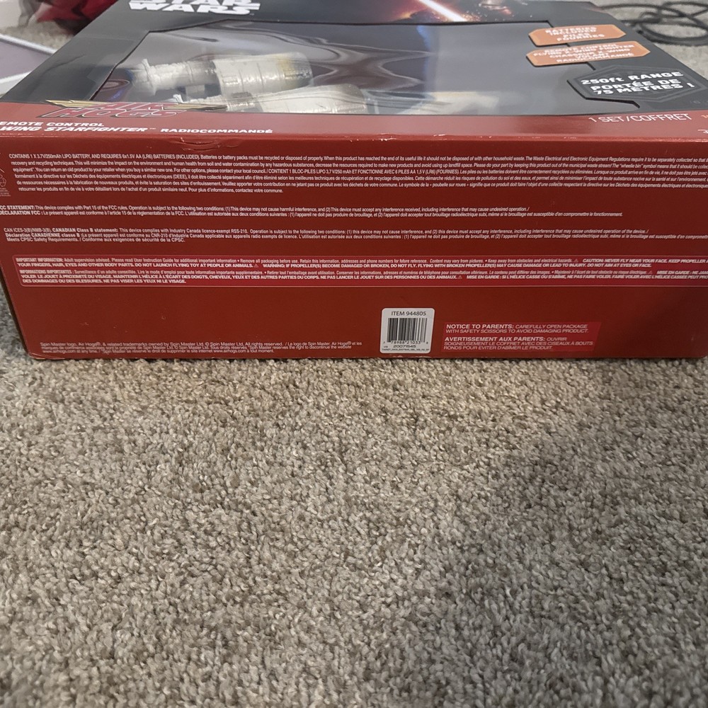 STAR WARS REMOTE CONTROL AIR HOGS X-Wing Fighter Brand New